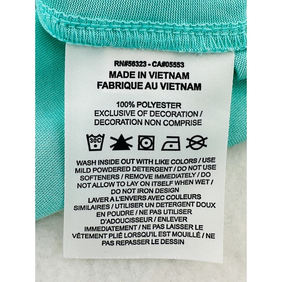 Nike Dri Fit Boys Aqua Blue Graphic Design Tee - Picture 7 of 9